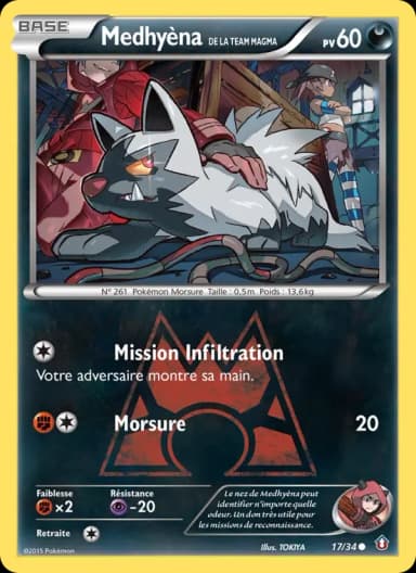 Carte Medhyèna de la Team Magma