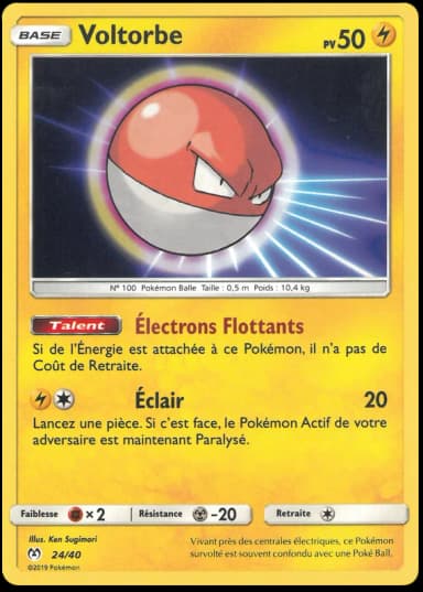 Carte Voltorbe