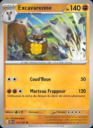 Carte Excavarenne