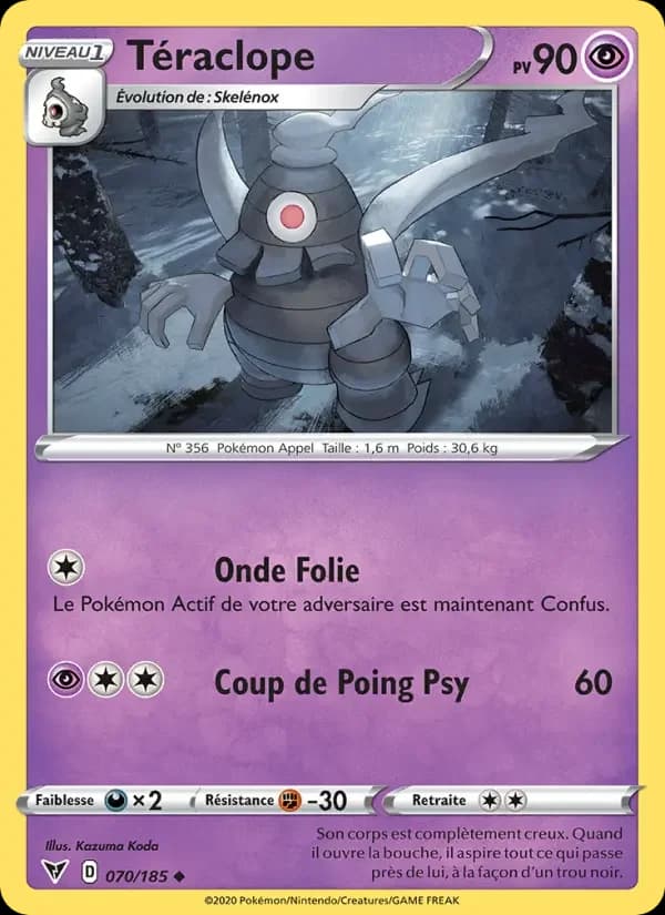 Carte Pokémon Téraclope — Voltage Éclatant