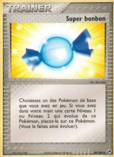 Carte Super bonbon