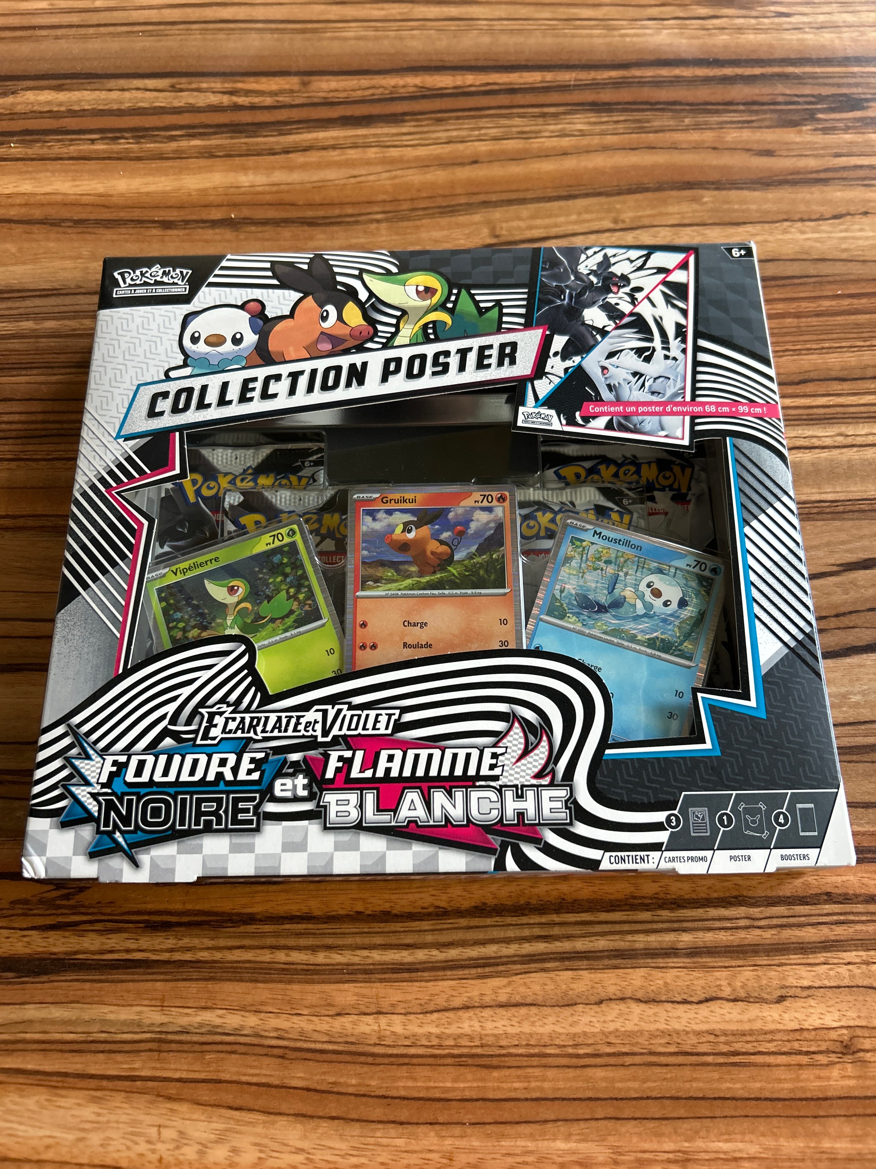 Coffret collection poster Foudre Noir et Blanche