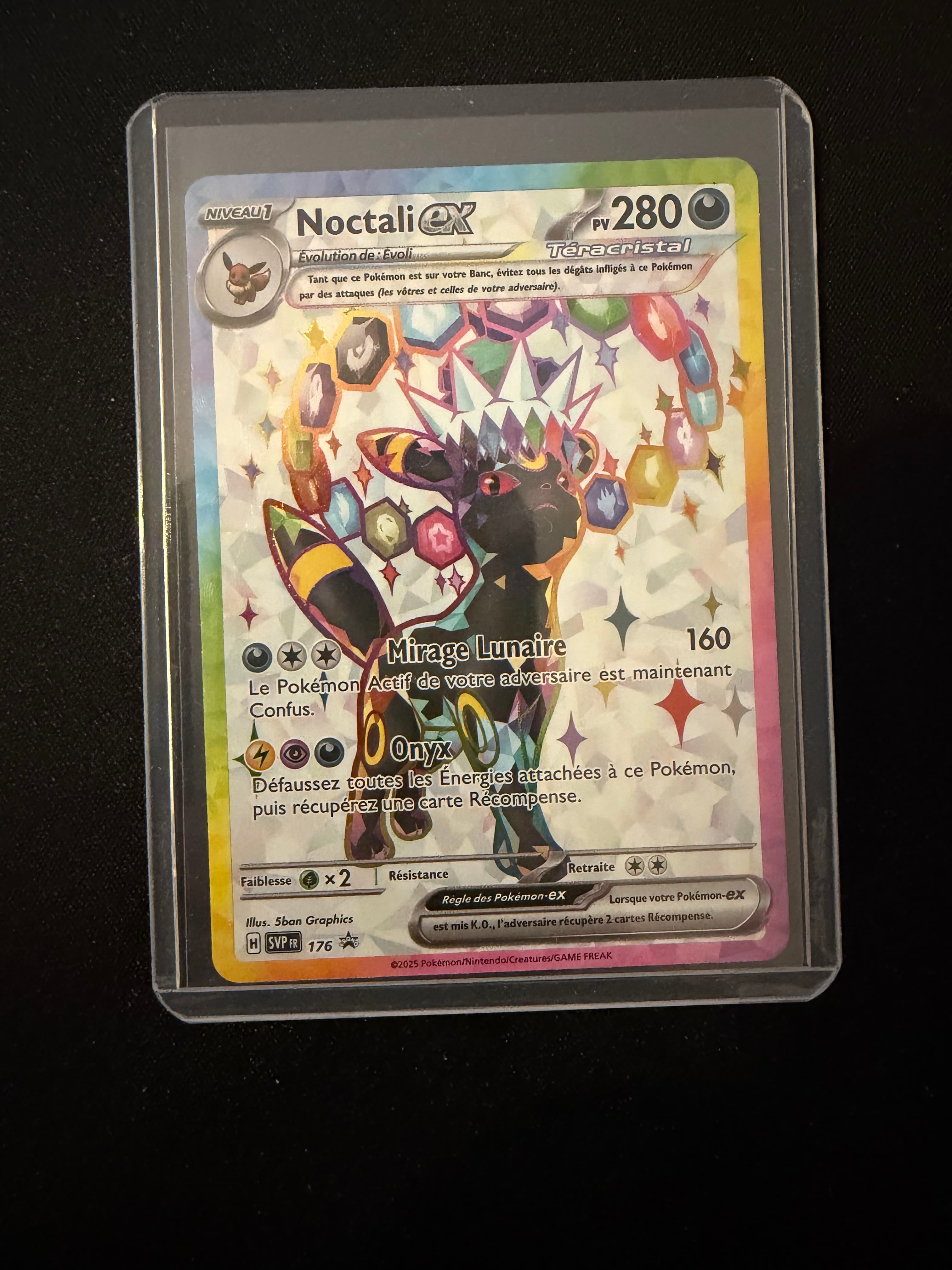 Noctali EX - évolutions prismatique SVP FR 176