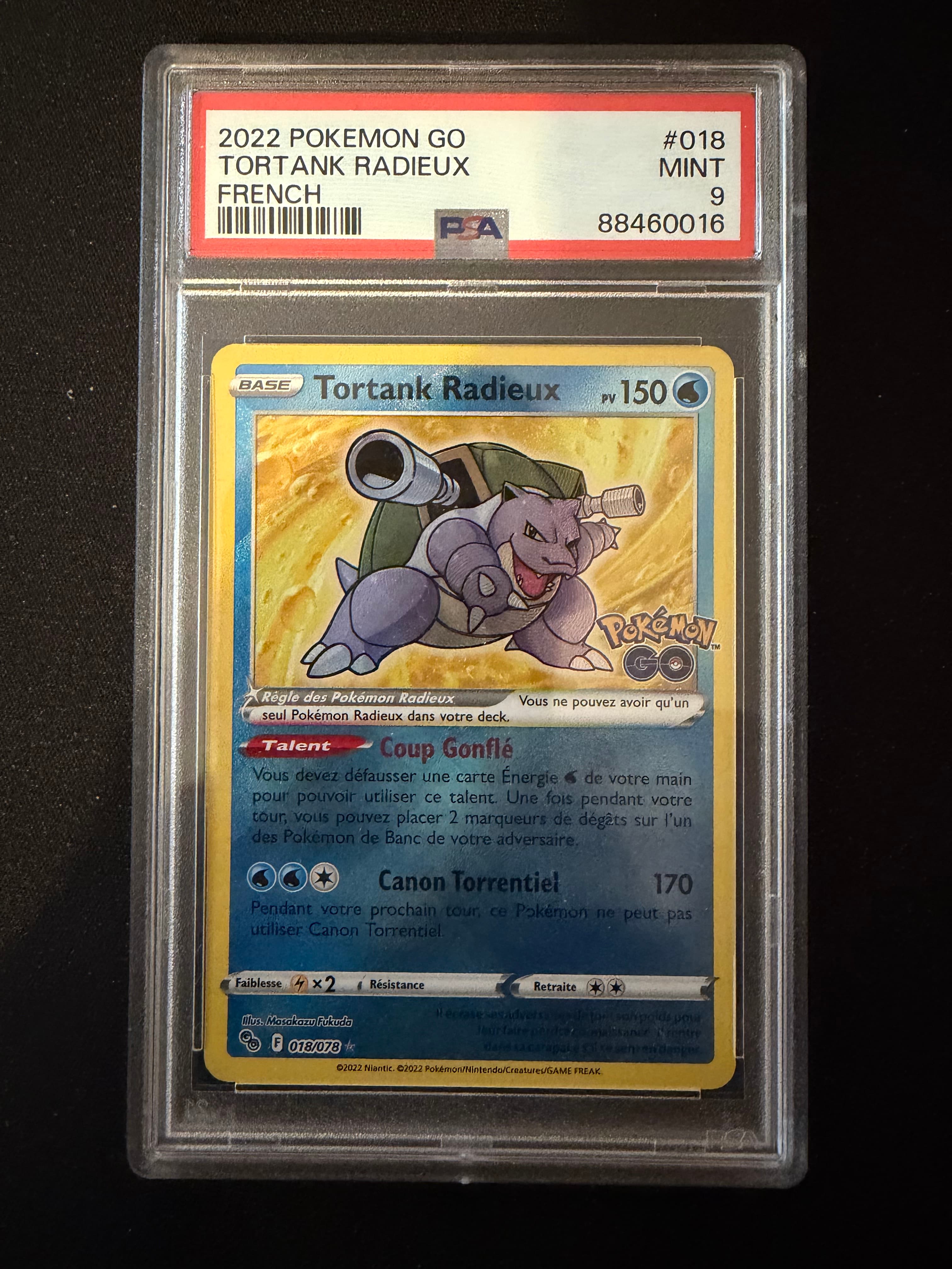 Tortank radieux - Pokemon go 018/078
